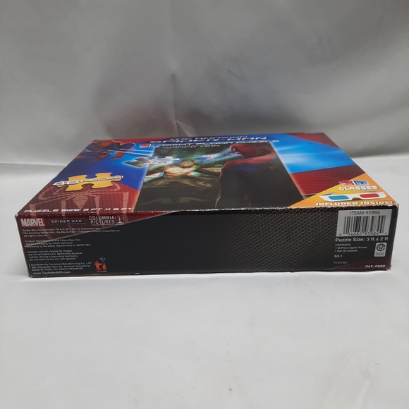 NEW Sealed 2011 The Amazing Spiderman 3D Giant Floor Puzzle 48 pc. 3' x 2' - Picture 5 of 6
